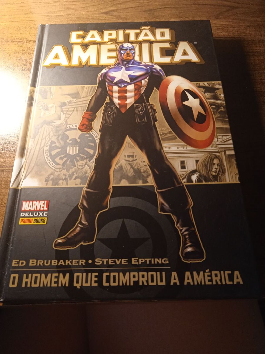 Capit O Am Rica O Homem Que Comprou A Am Rica Livro Marvel Deluxe