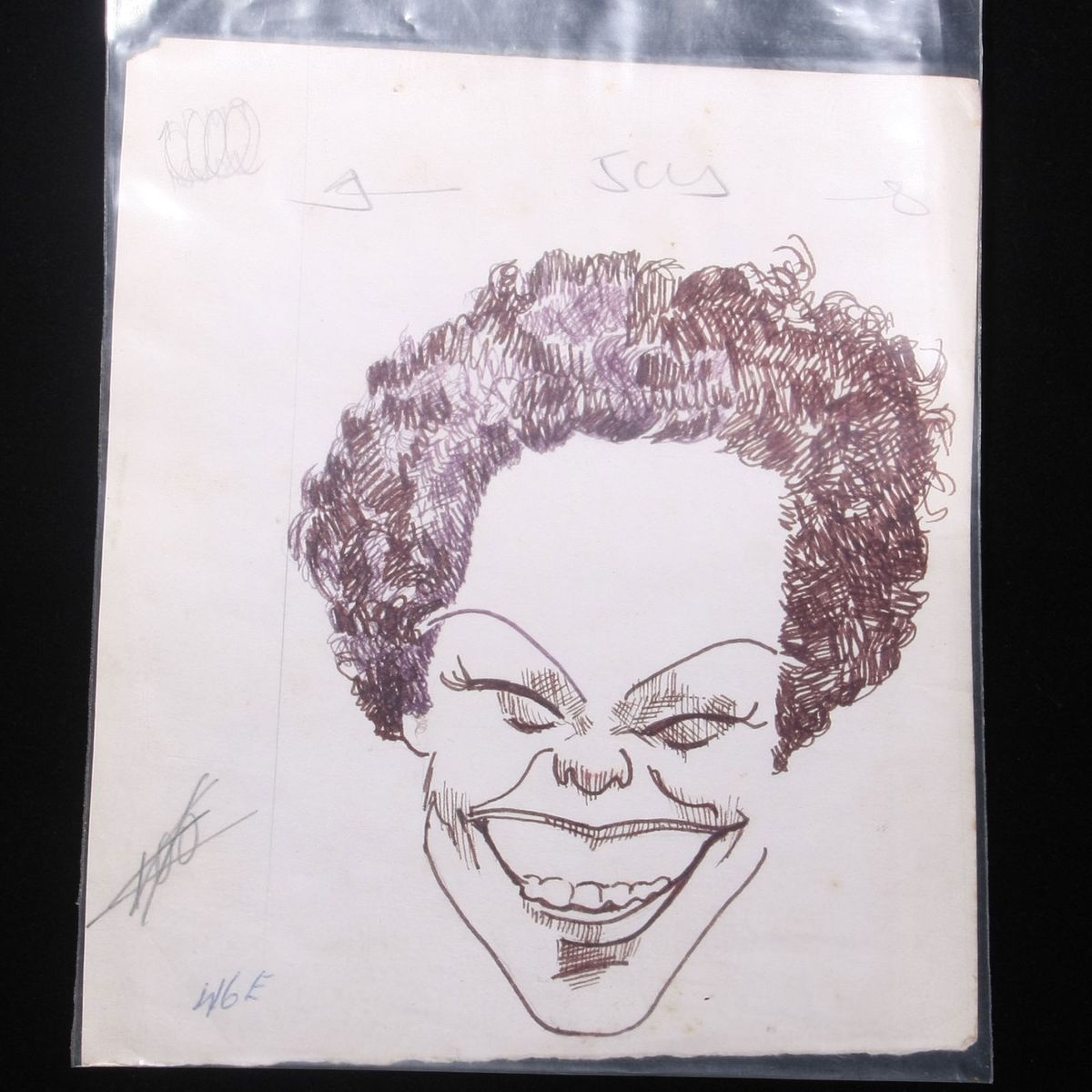 Caricatura Original De Elis Regina Feita Por Jimmy Scott Item De