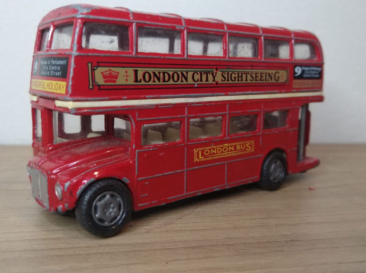 Carrinho Brinquedo Nibus Ingl S Em Miniatura Hot Wheels Carrinho Maisto Brinquedo Para Beb S