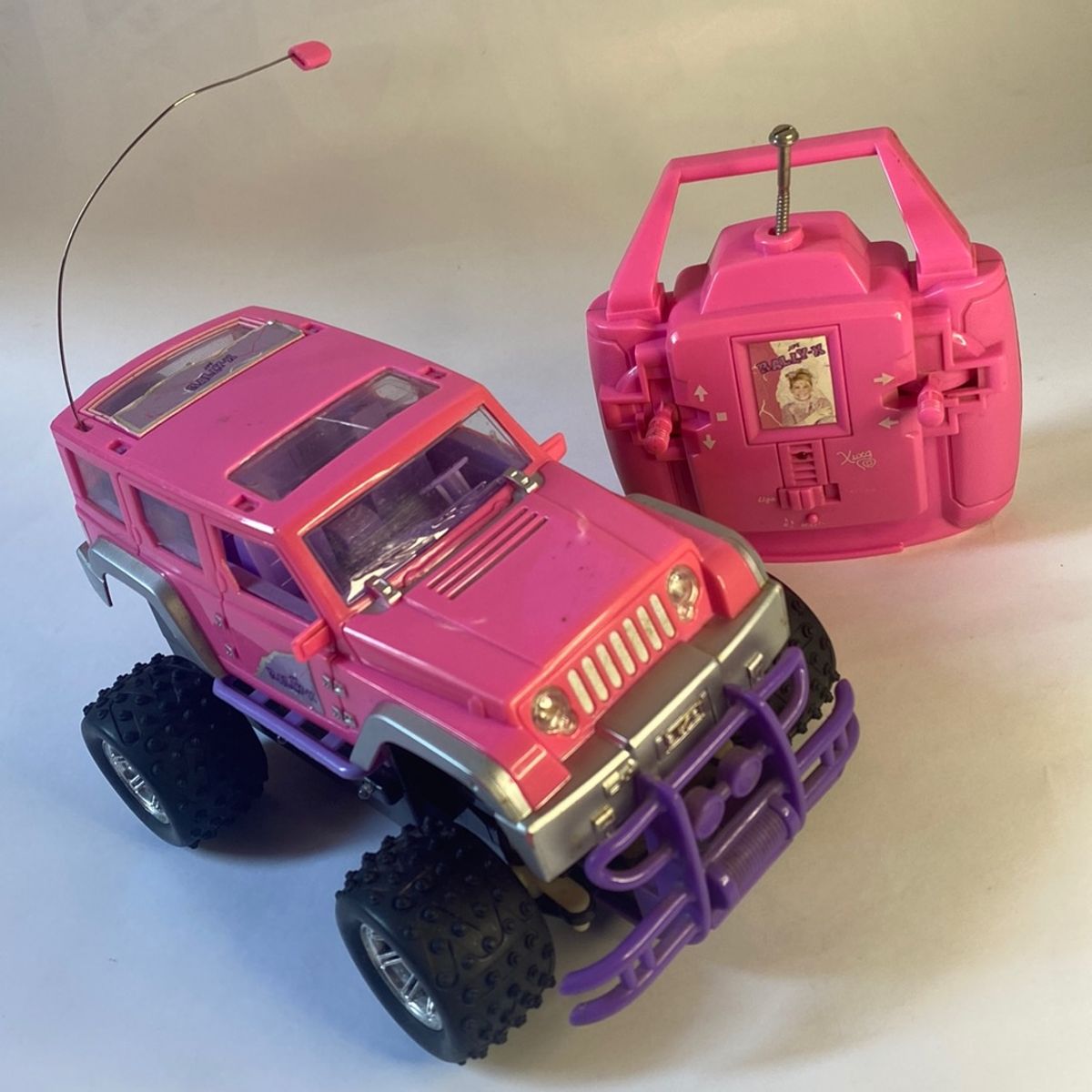 Carrinho Controle Remoto Jipe Rally X Xuxa Colecionador Rosa Pink