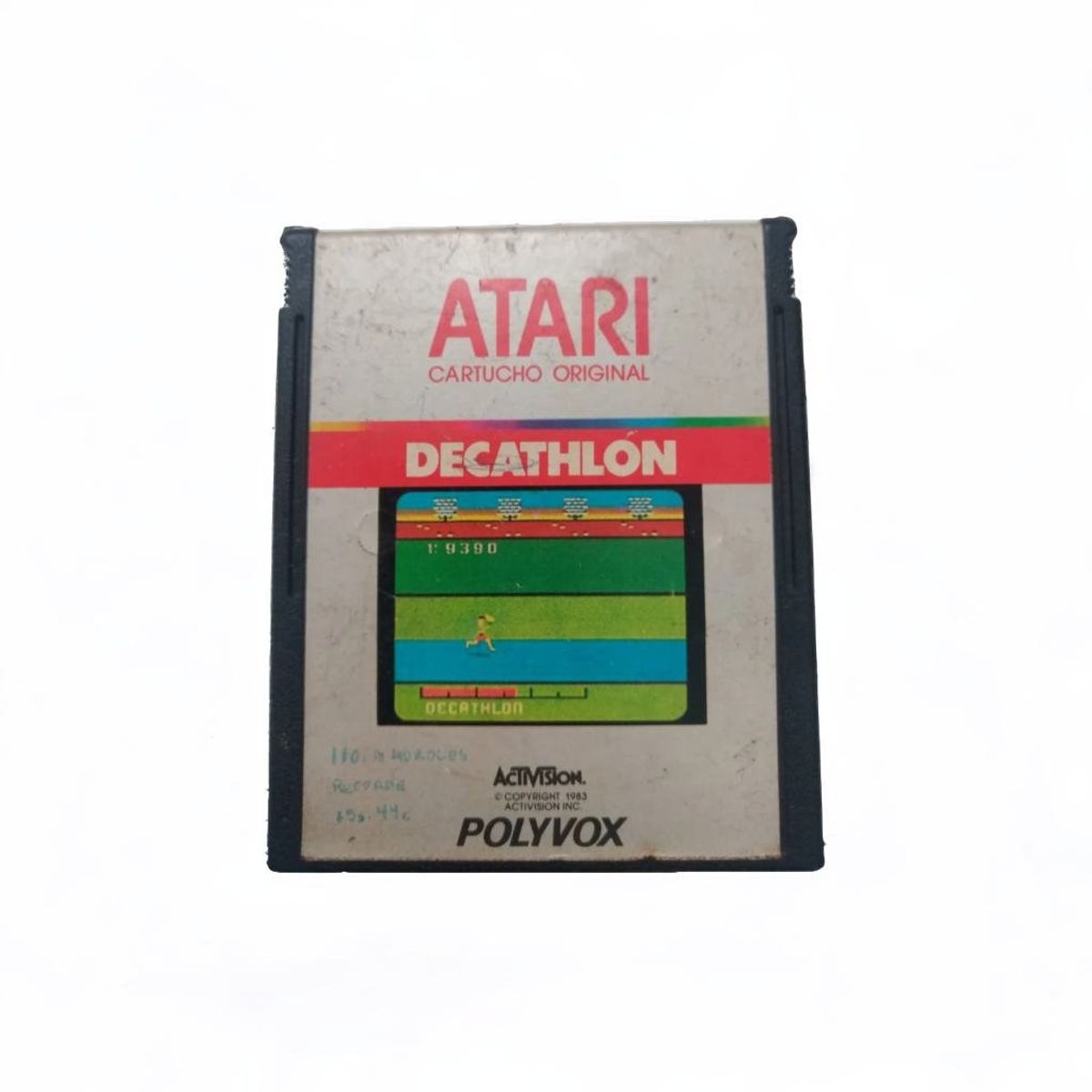 Cartucho Original Atari Decathlon Jogo De Videogame Polyvox Usado