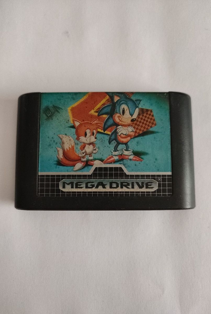 Cartucho Sonic The Hedgehog 2 Original Mega Drive Jogo De Videogame