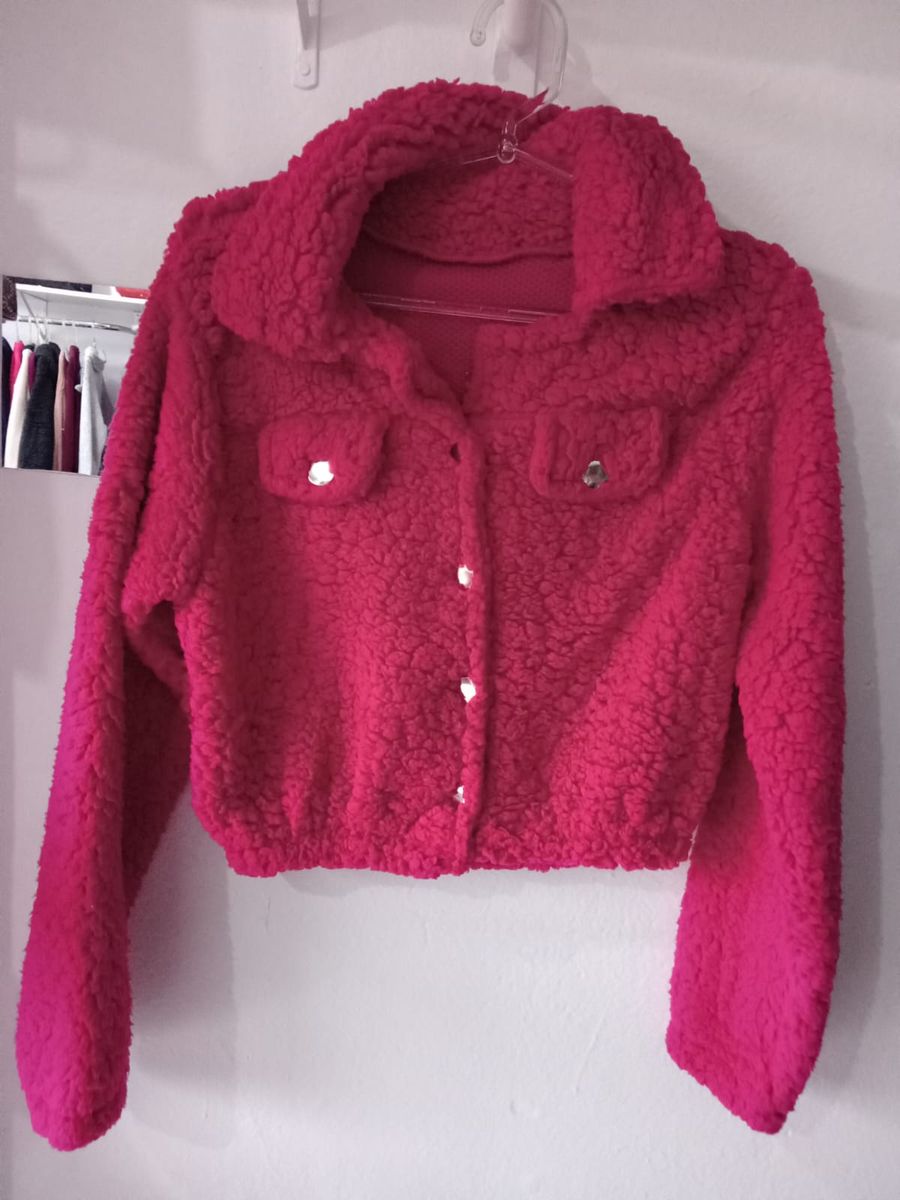 Casaco Teddy Feminino Pink Blusa Feminina Nunca Usado Enjoei