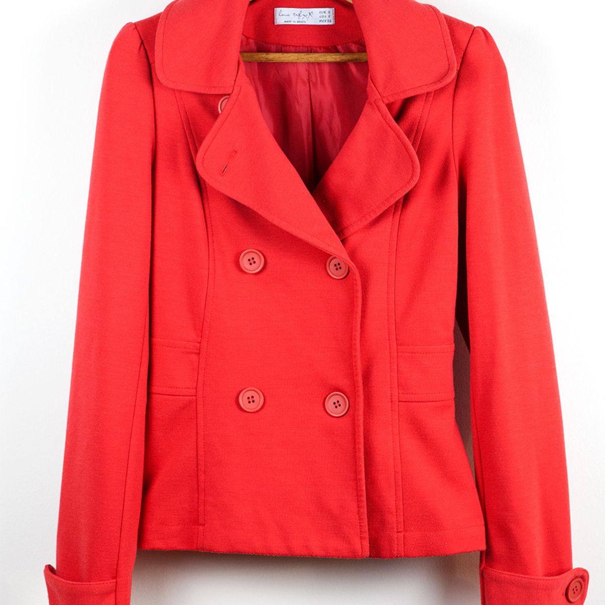 Casaco Vermelho Zara Casaco Feminino Zara Usado Enjoei