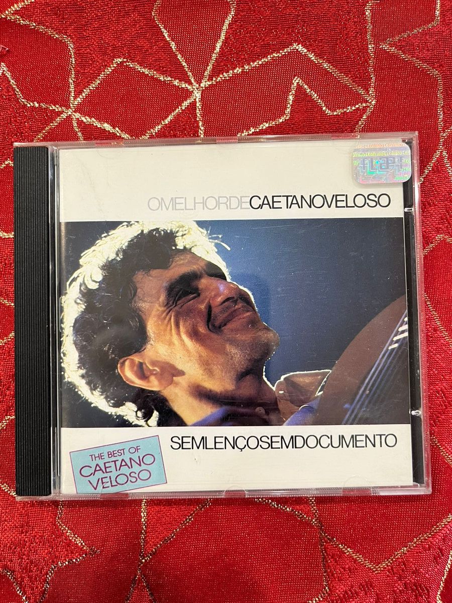 Cd Caetano Veloso sem Lenço e sem Documento Excelente Estado de