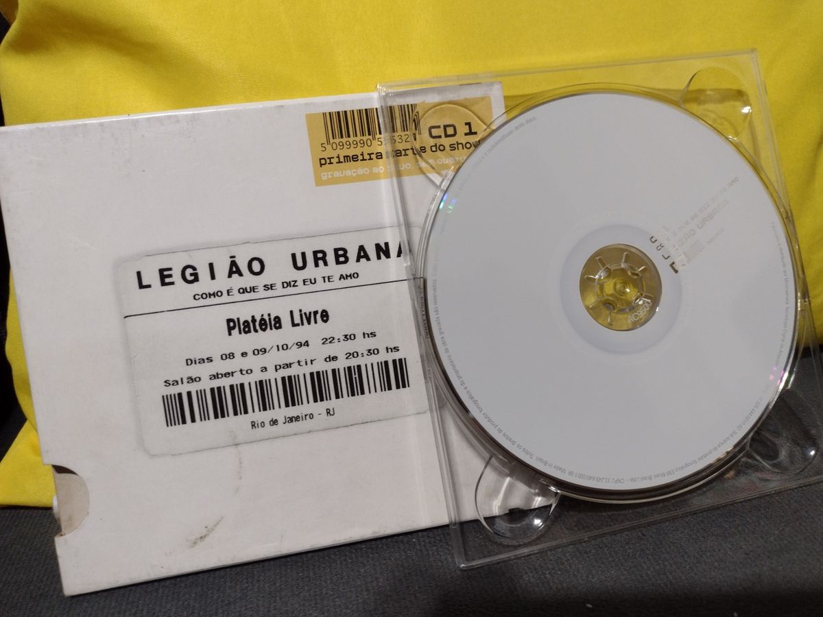 Cd Legi O Urbana Como Que Se Diz Eu Te Amo Plateia Livre Item De