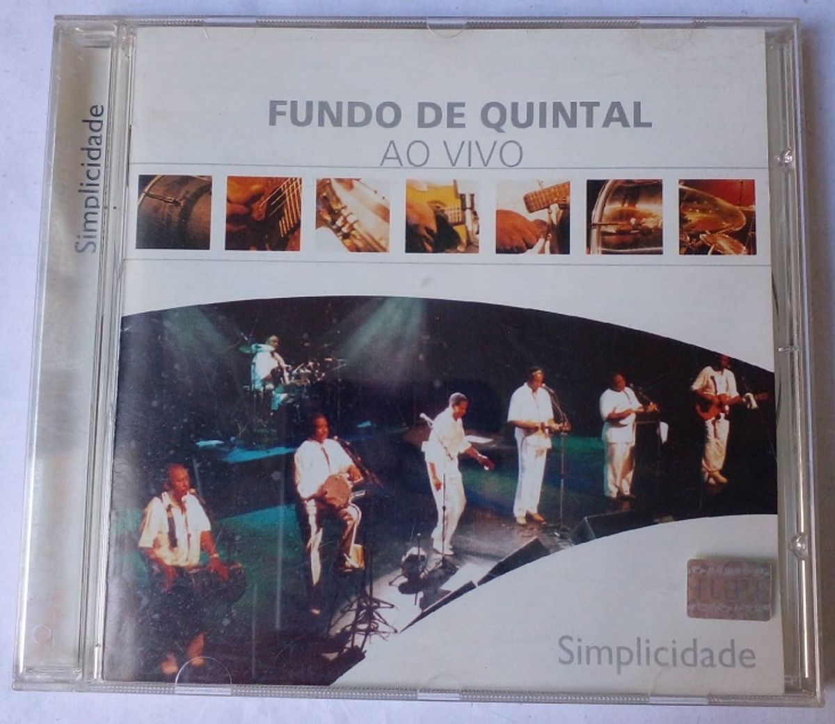 Cd Original Fundo De Quintal Ao Vivo Simplicidade Item De