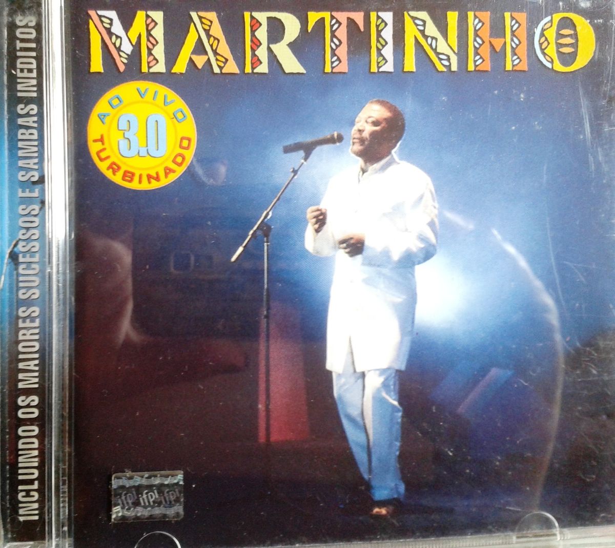 Cd original Martinho Ao Vivo 3 0 Turbinado Item de Música Usado