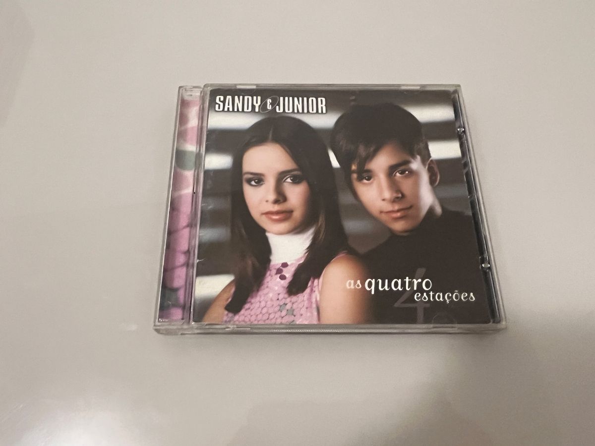 Cd Sandy E Junior As Quatro Esta Es Vers O Da Poca Item De