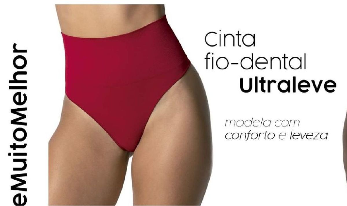 Cinta Fio Dental Ultraleve Demillus Lingerie Feminina Demillus Nunca