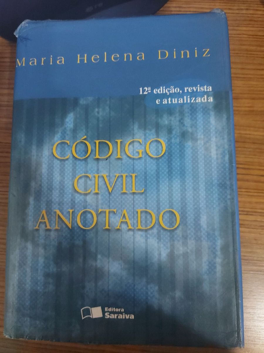 C Digo Civil Anotado Maria Helena Diniz Livro Usado Enjoei