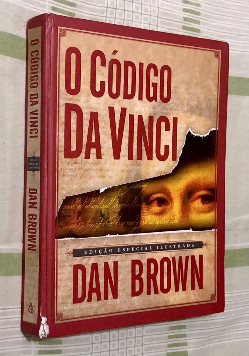 O Código da Vinci Edição Especial Ilustrada Capa Dura Livro