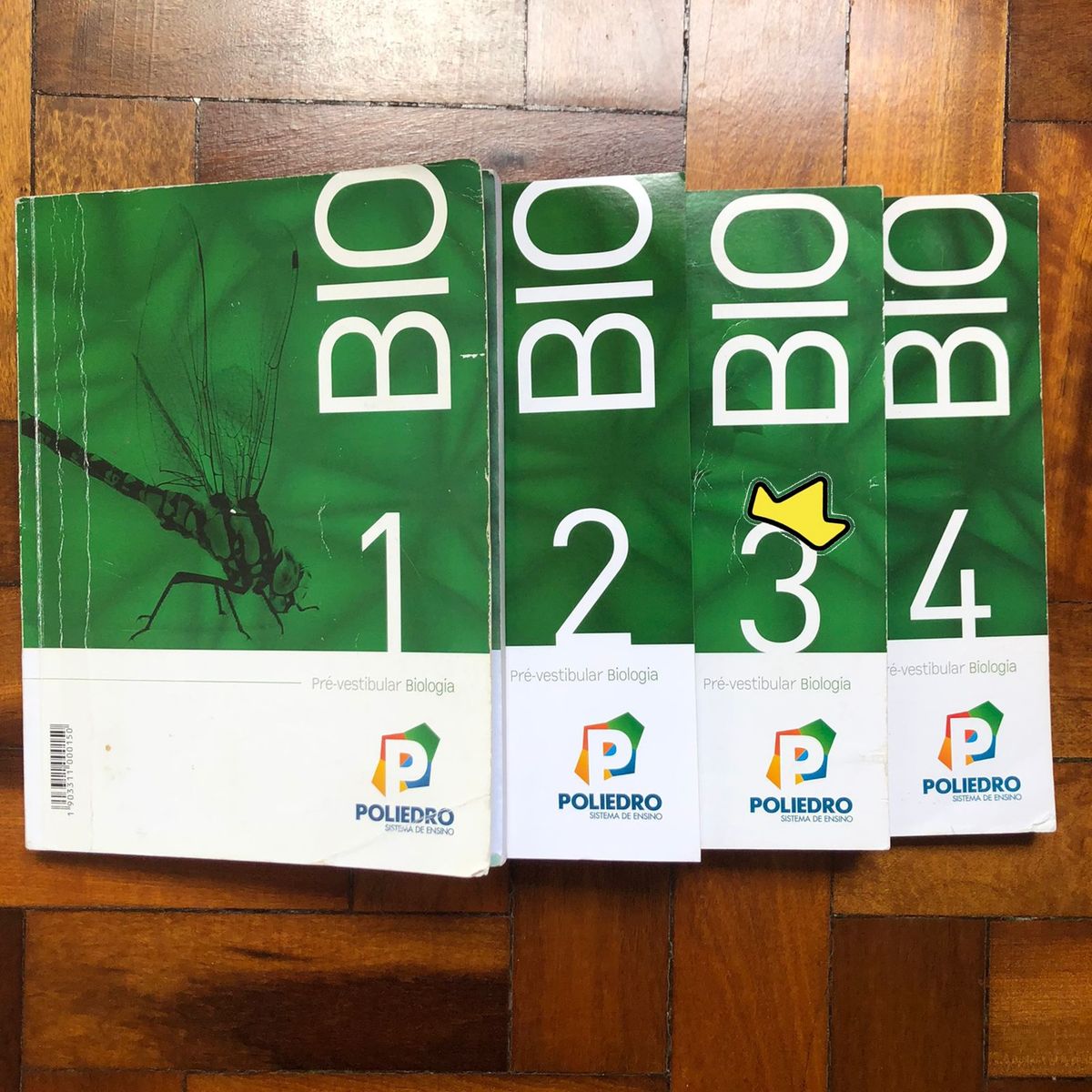 Coleção Biologia Pré vestibular Poliedro Livro Poliedro Apostila