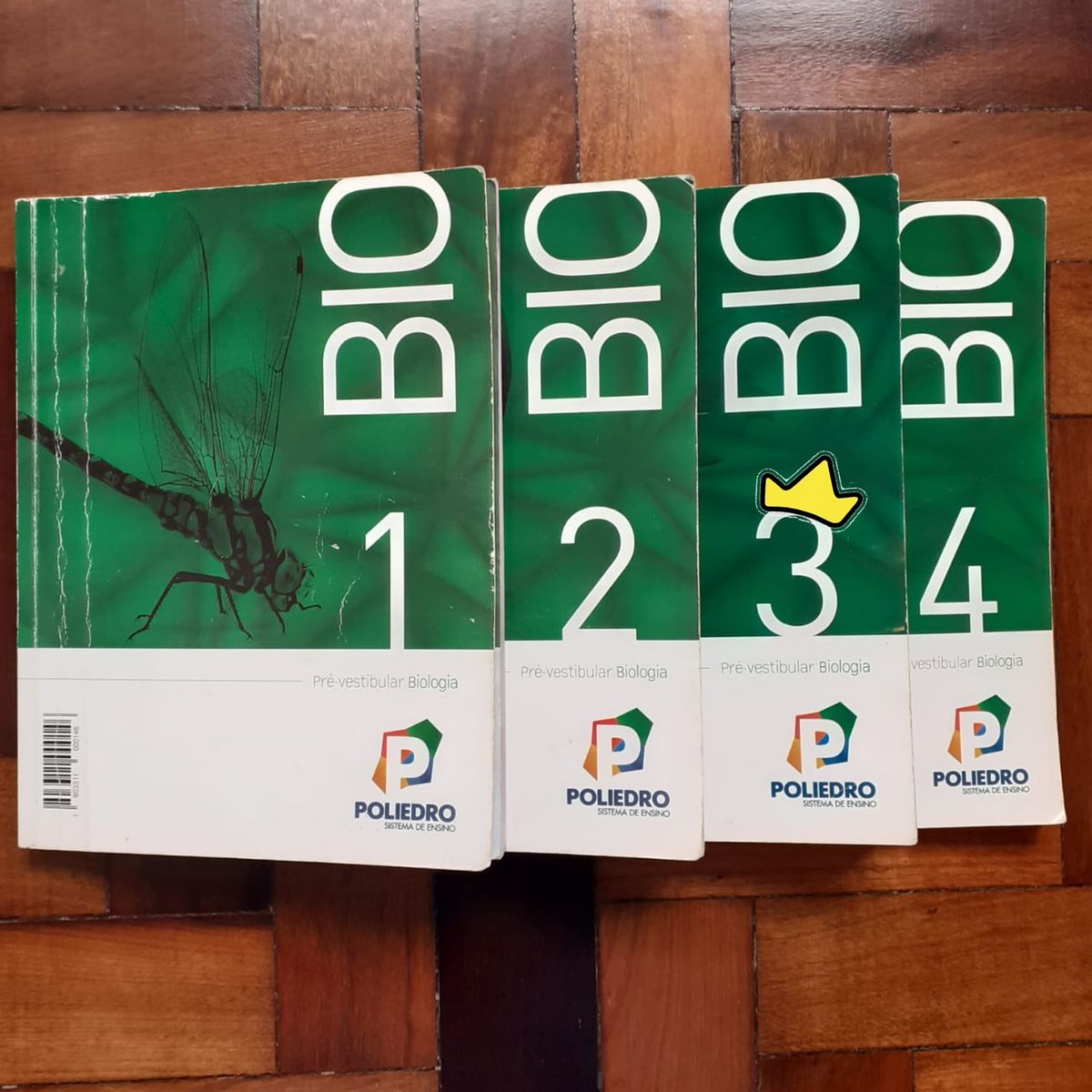 Coleção Biologia Pré vestibular Poliedro Livro Poliedro Apostila