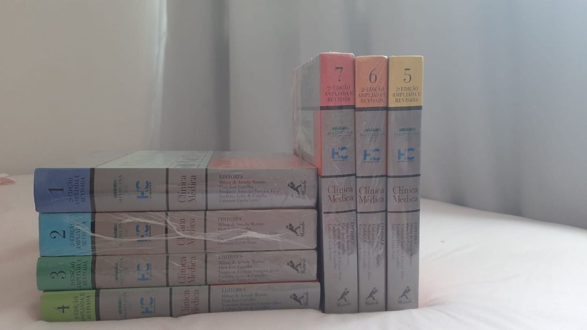 Coleção Clinica Medica Usp Volumes 5 Ao 7 Livro Usp Nunca Usado