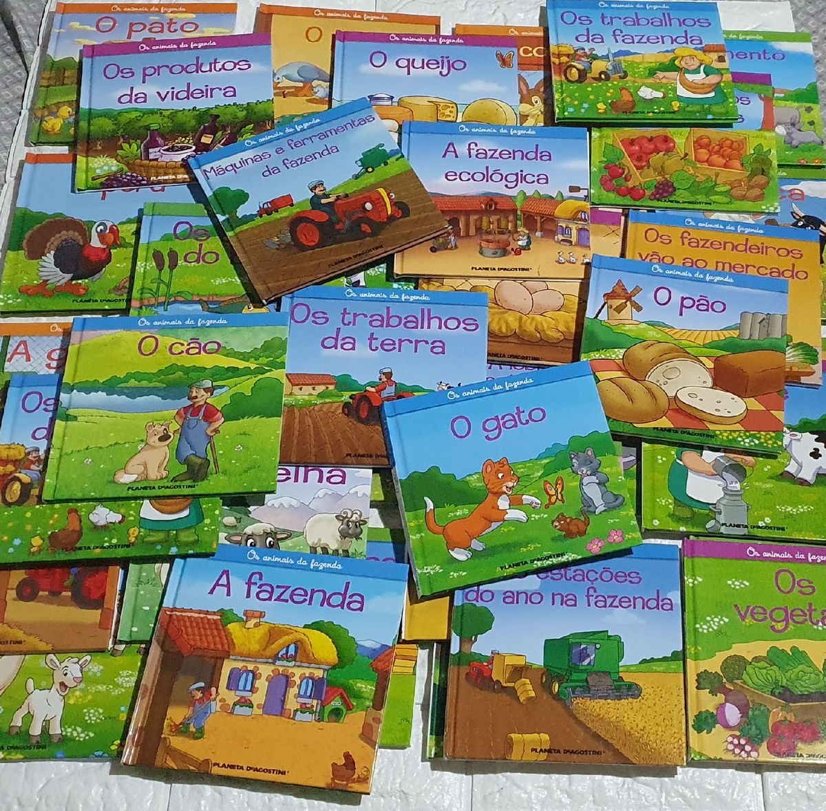 Coleção de 30 Livros Animais da Fazenda Livro Planeta De Agostini