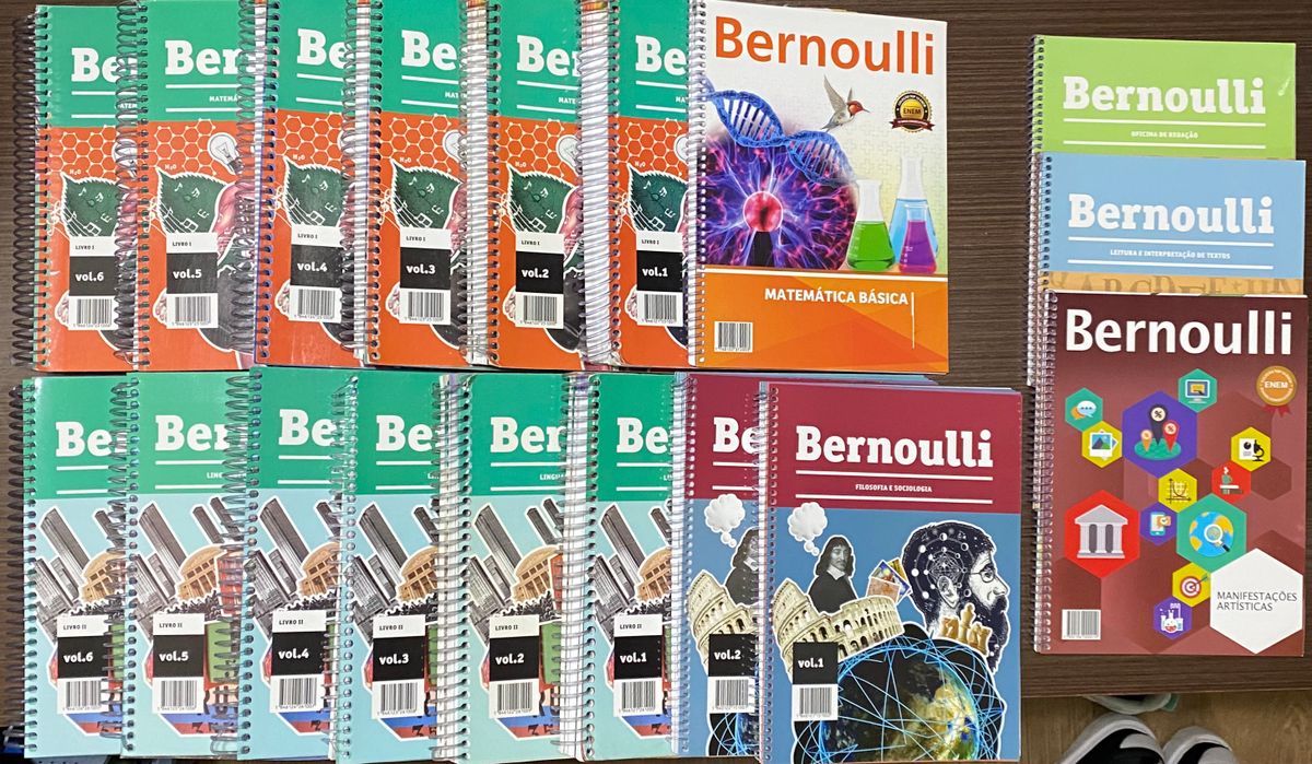 Coleção de Apostilas Bernoulli 6v Enem pré Vestibular Livro