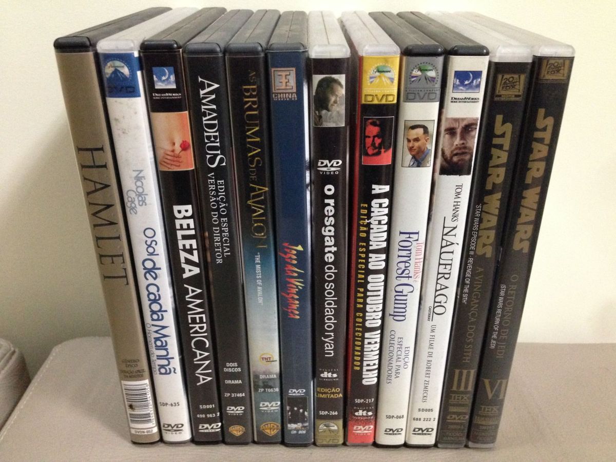 Coleção de Dvds Filmes Filme e Série Filmes Em Dvd Usado enjoei