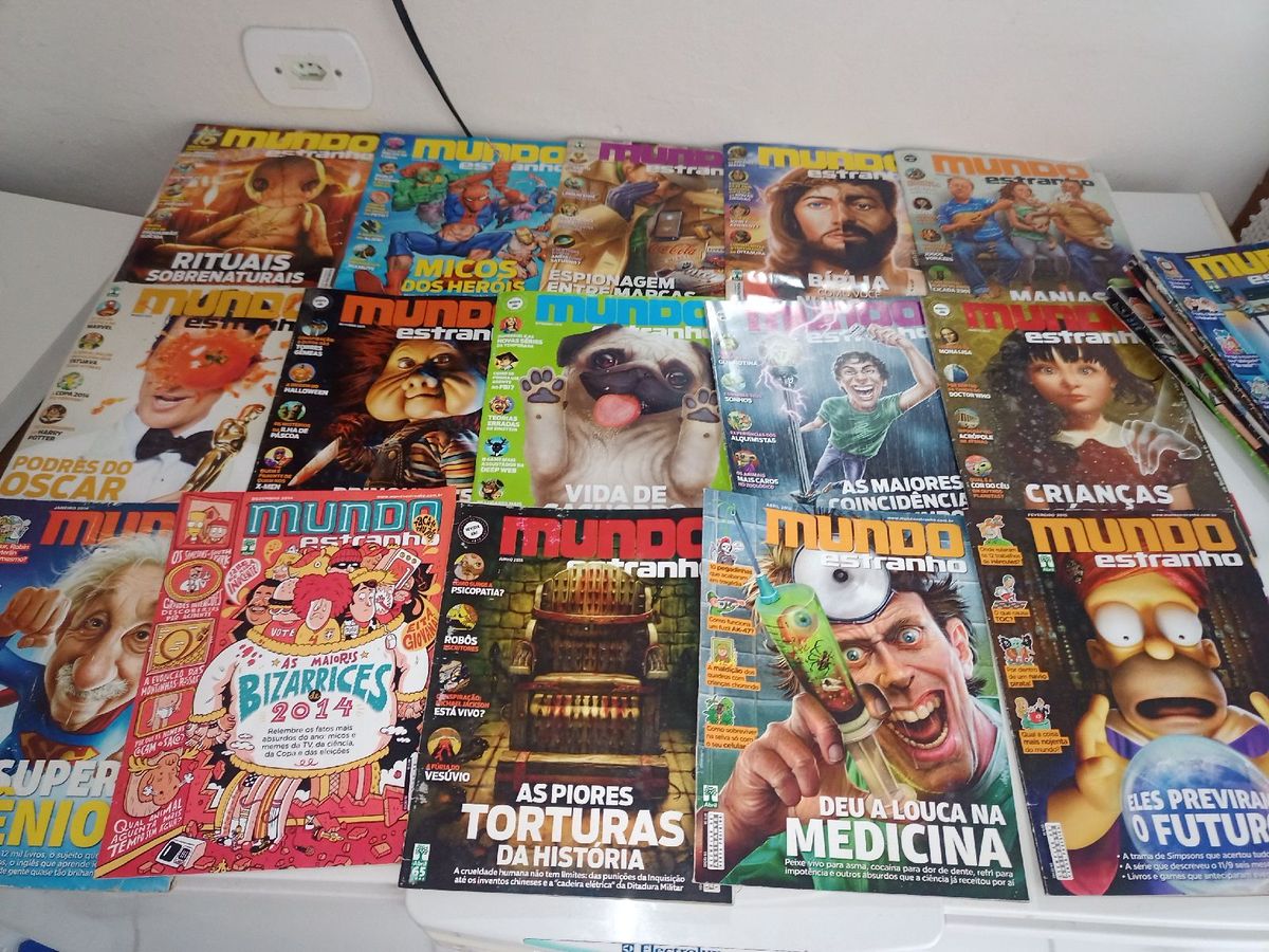 Coleção de Revistas Mundo Estranho Livro Mundo Estranho Usado