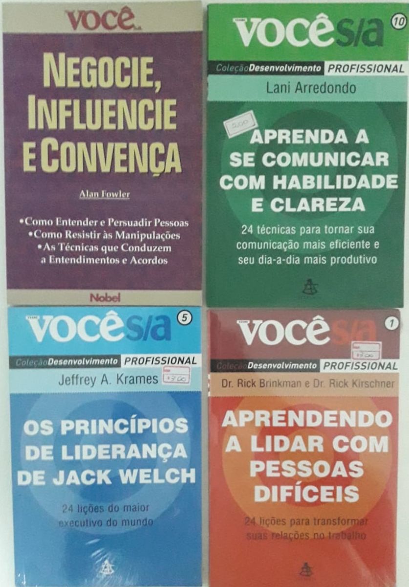 Coleção Desenvolvimento Profissional Você S a Livro Usado 63983185