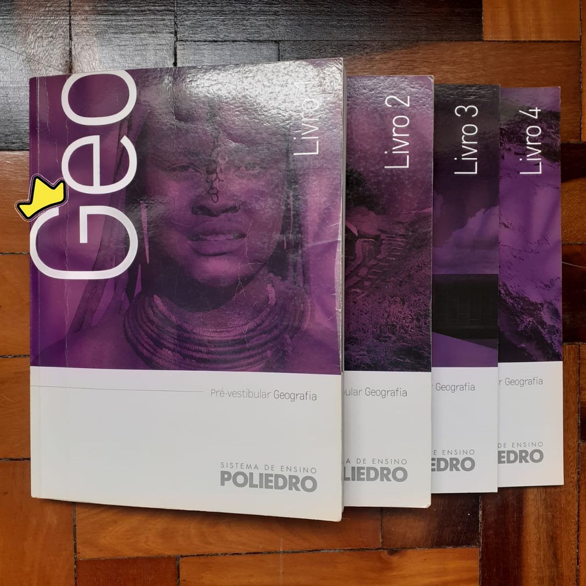 Coleção Geografia Pré vestibular Poliedro Livro Poliedro Usado