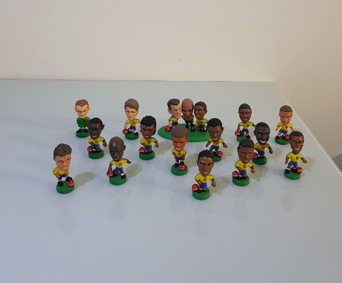 Coleção Mini Craques Seleção Copa do Mundo de 98 Coca Cola Brinquedo