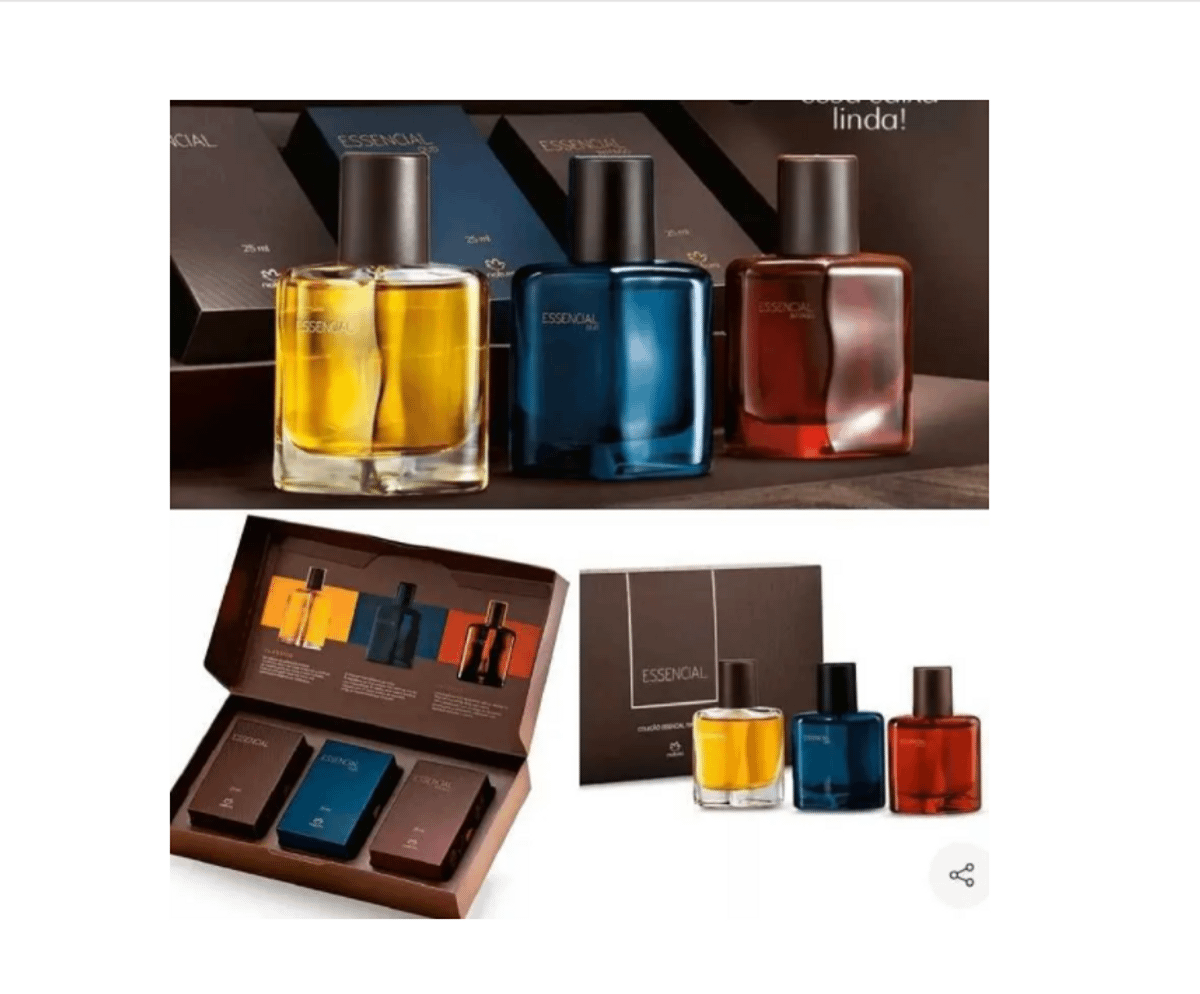 Coleção Miniaturas Essencial Masculino Natura 3unx25ml Perfume