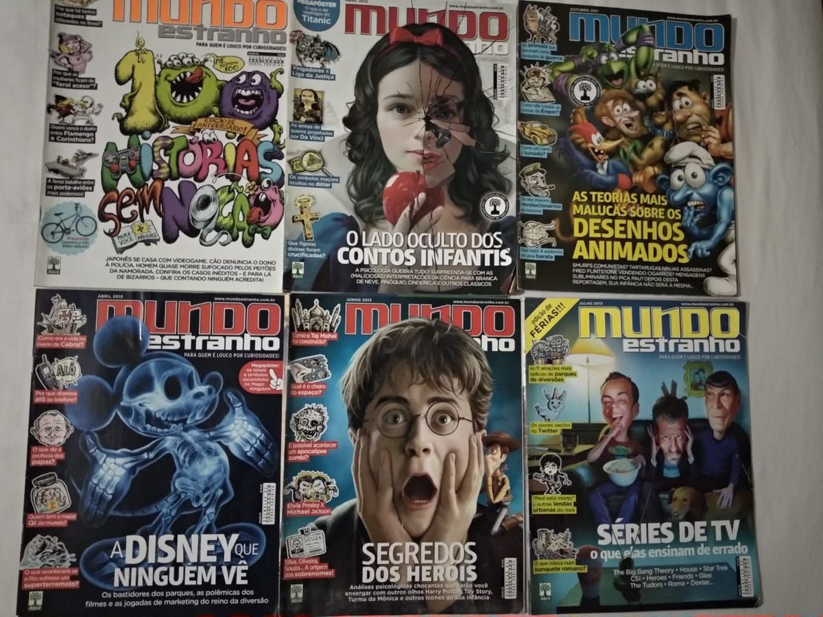 Combo Revistas Mundo Estranho E Superinteressante T Tulos Para