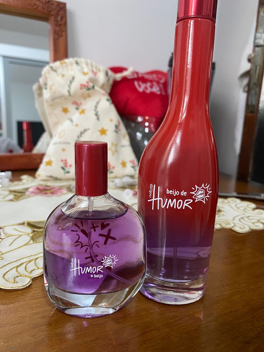 Combo Beijo De Humor Feminino Elixir Perfume Feminino Natura Usado