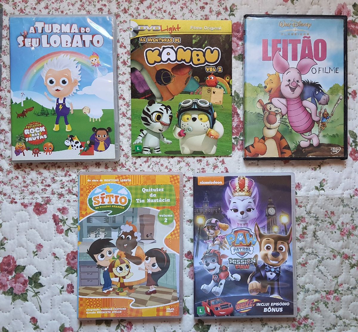 Combo De Dvd S S Tio Do Pica Pau Amarelo Patrulha Canina A Turma Do