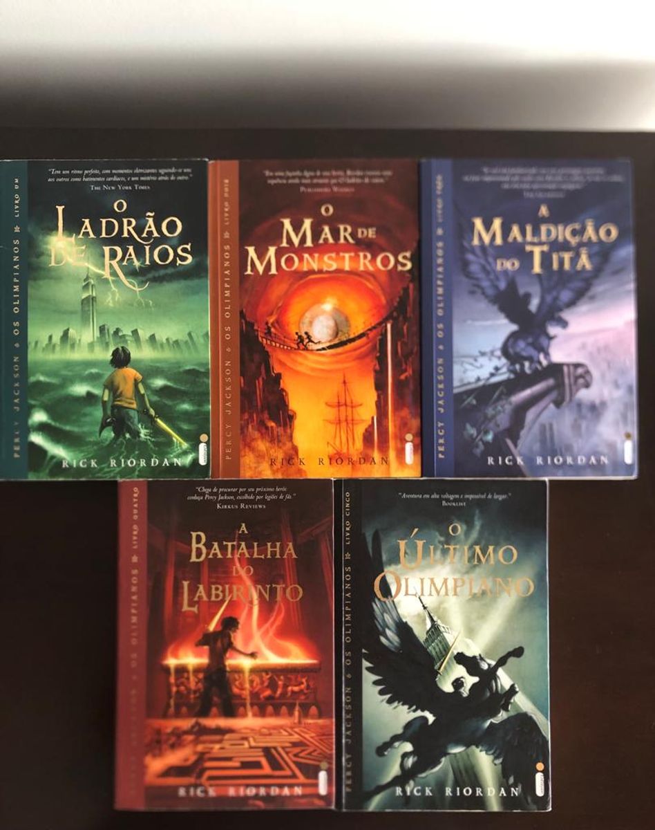 Combo Livros Percy Jackson E Os Olimpianos Livro Editora Intrinseca