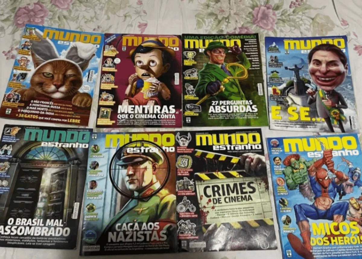 Combo Revistas Mundo Estranho Super Interessante Livro Editora