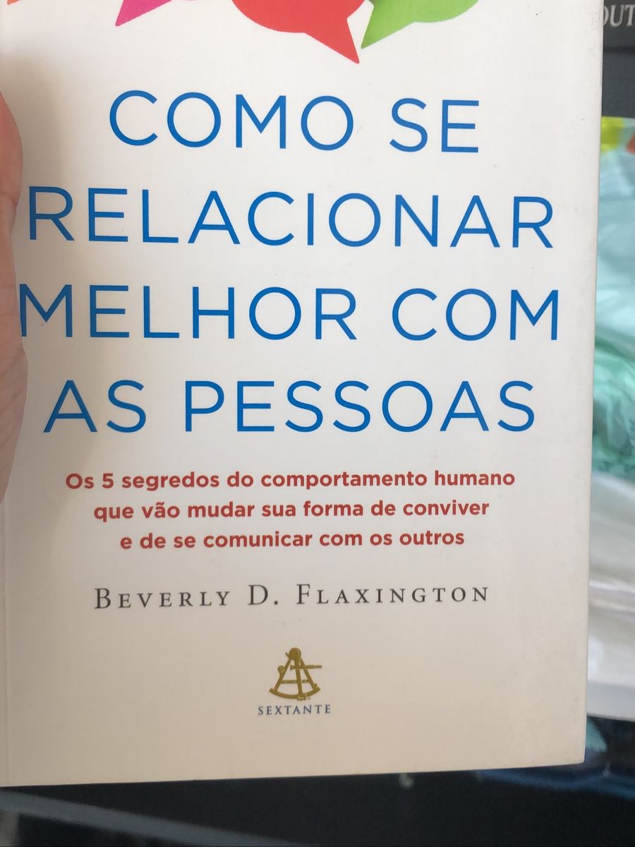 Como Se Relacionar Melhor As Pessoas Livro Sextante Usado