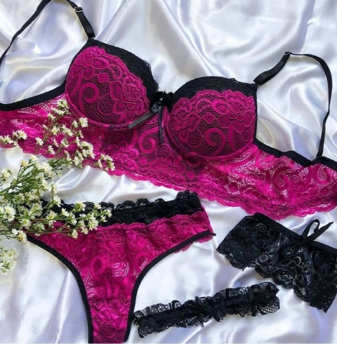 Conjuntinho Lingerie Feminina D Guel Nunca Usado 53776551 Enjoei