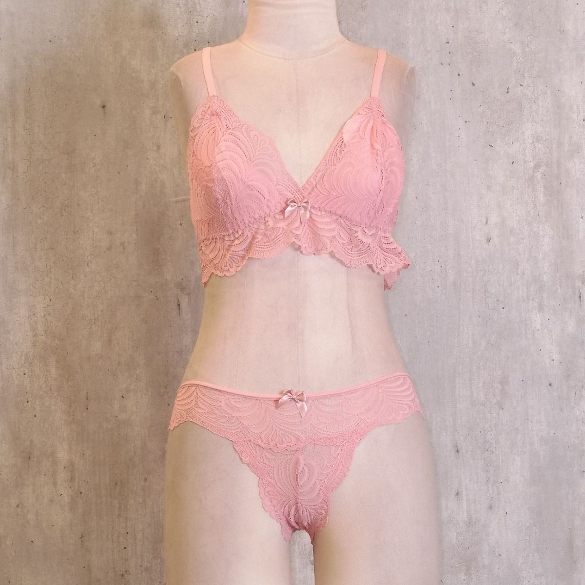 Conjunto Calcinha E Suti Salm O Simplicia Lingerie Feminina