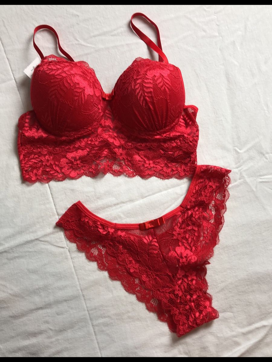 Conjunto Calcinha E Suti Lingerie Feminina Nunca Usado Enjoei