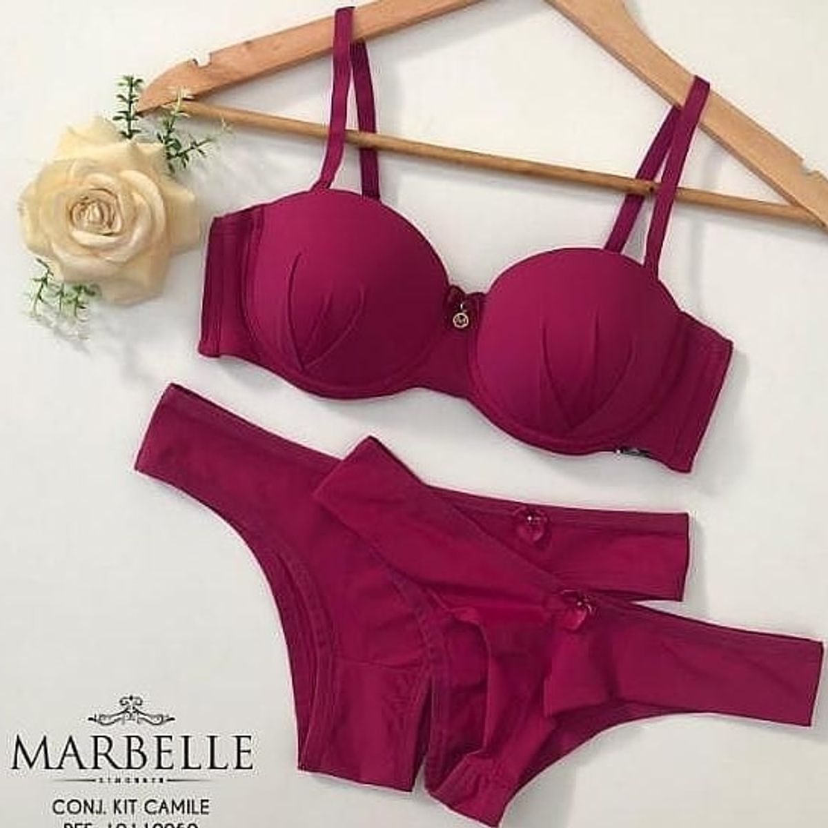 Conjunto De Calcinhas Suti Marbelle Lingerie Feminina Marbelle