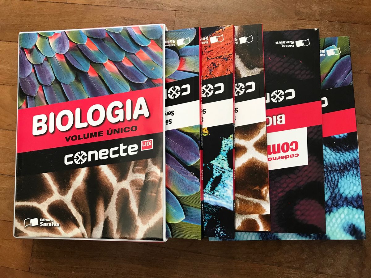 Conjunto De Livros Biologia Conecte Saraiva Ensino M Dio Livro