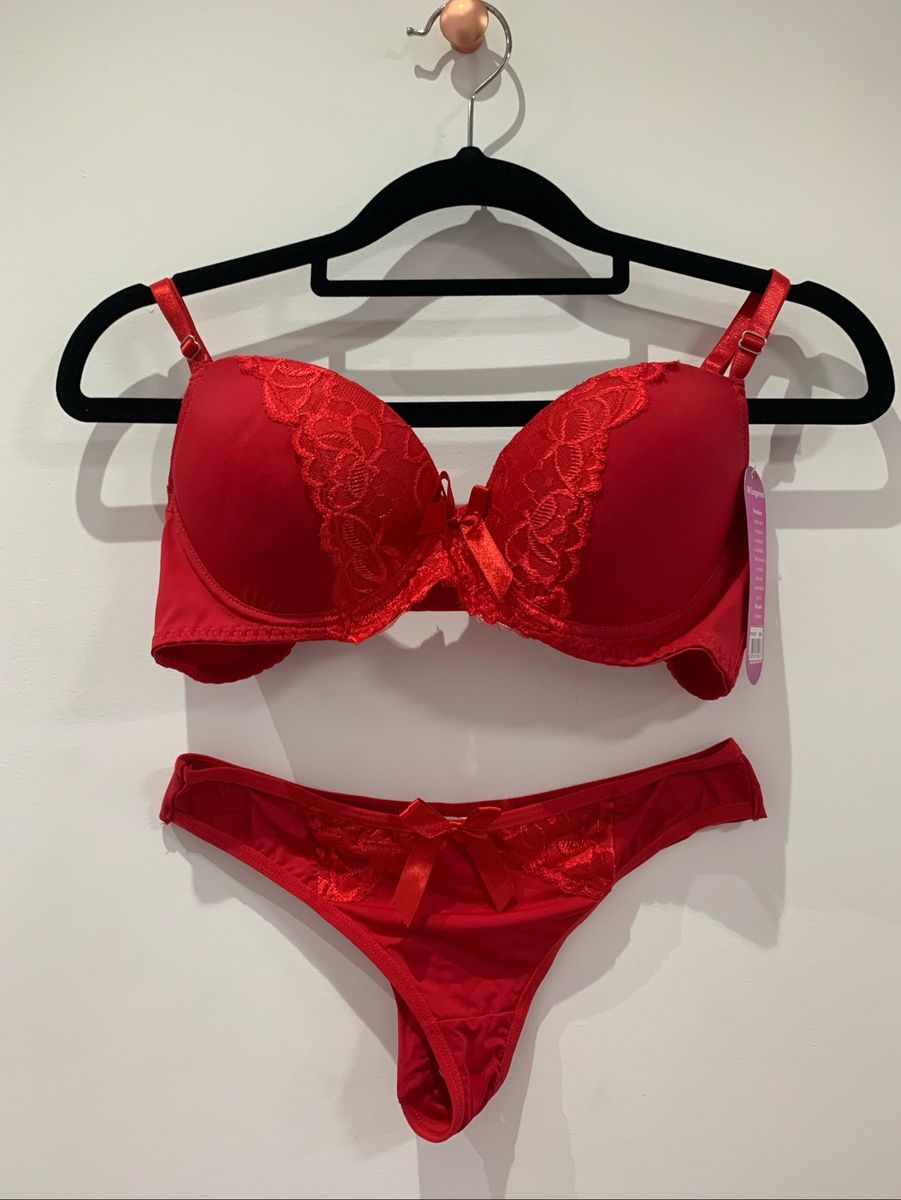 Conjunto De Suti E Calcinha Vermelhos Lingerie Feminina Br Lingeries