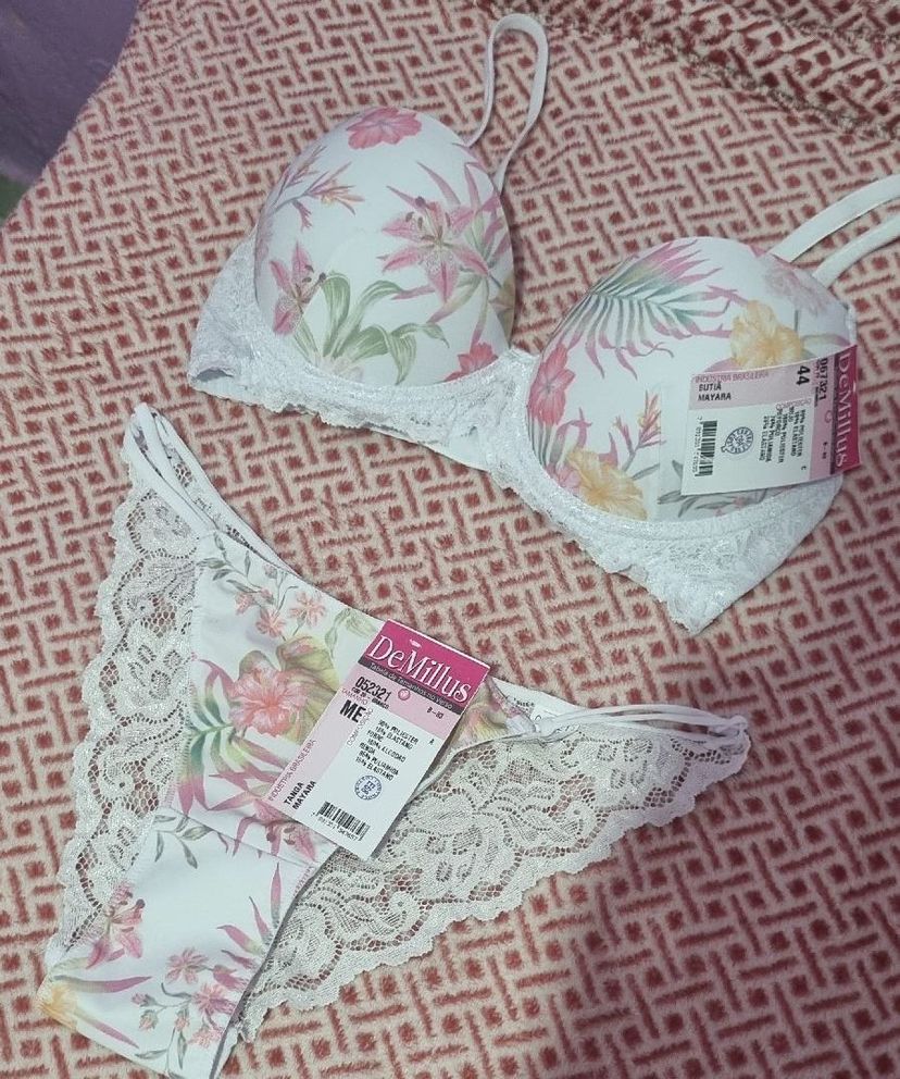 Conjunto Demillus Mayara Lingerie Feminina Demillus Nunca Usado