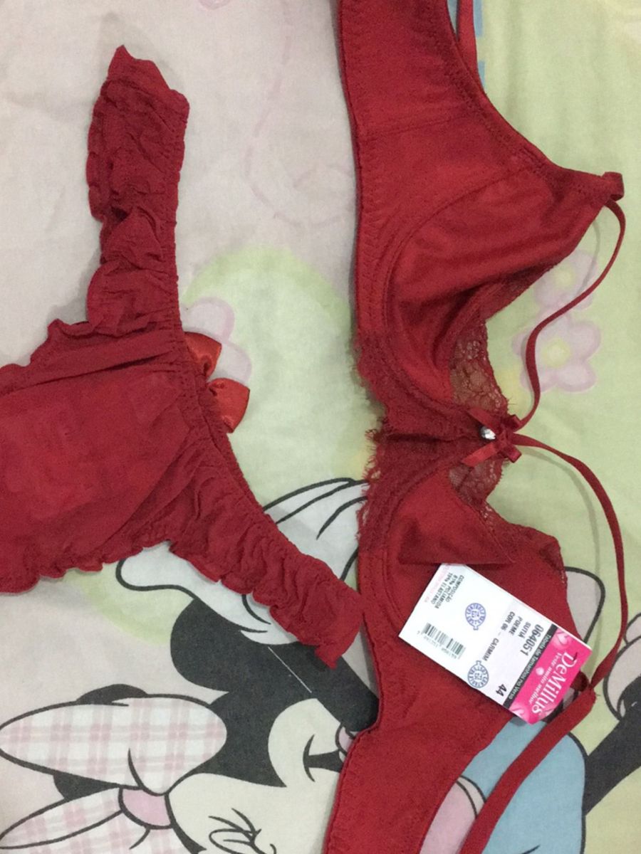 Conjunto Demillus Lingerie Feminina Demillus Nunca Usado 23718768