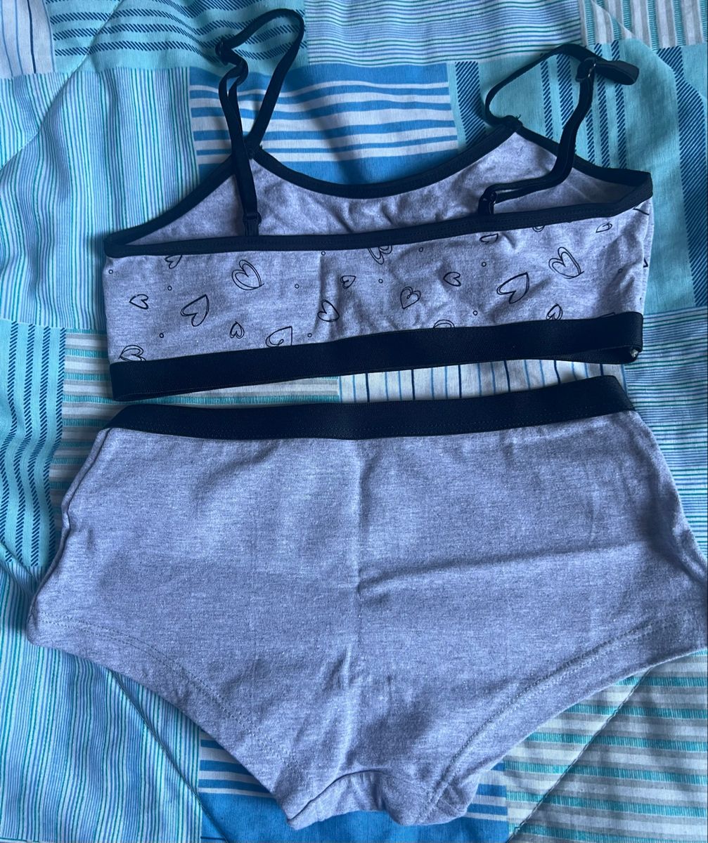 Conjunto Lingerie Juvenil Roupa Infantil Para Menina Renner Nunca
