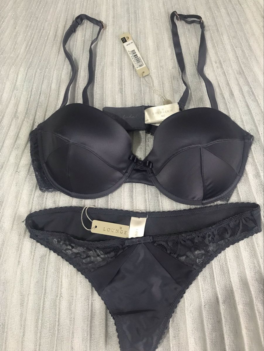 Conjunto Loungerie Lingerie Feminina Loungerie Nunca Usado 78995184