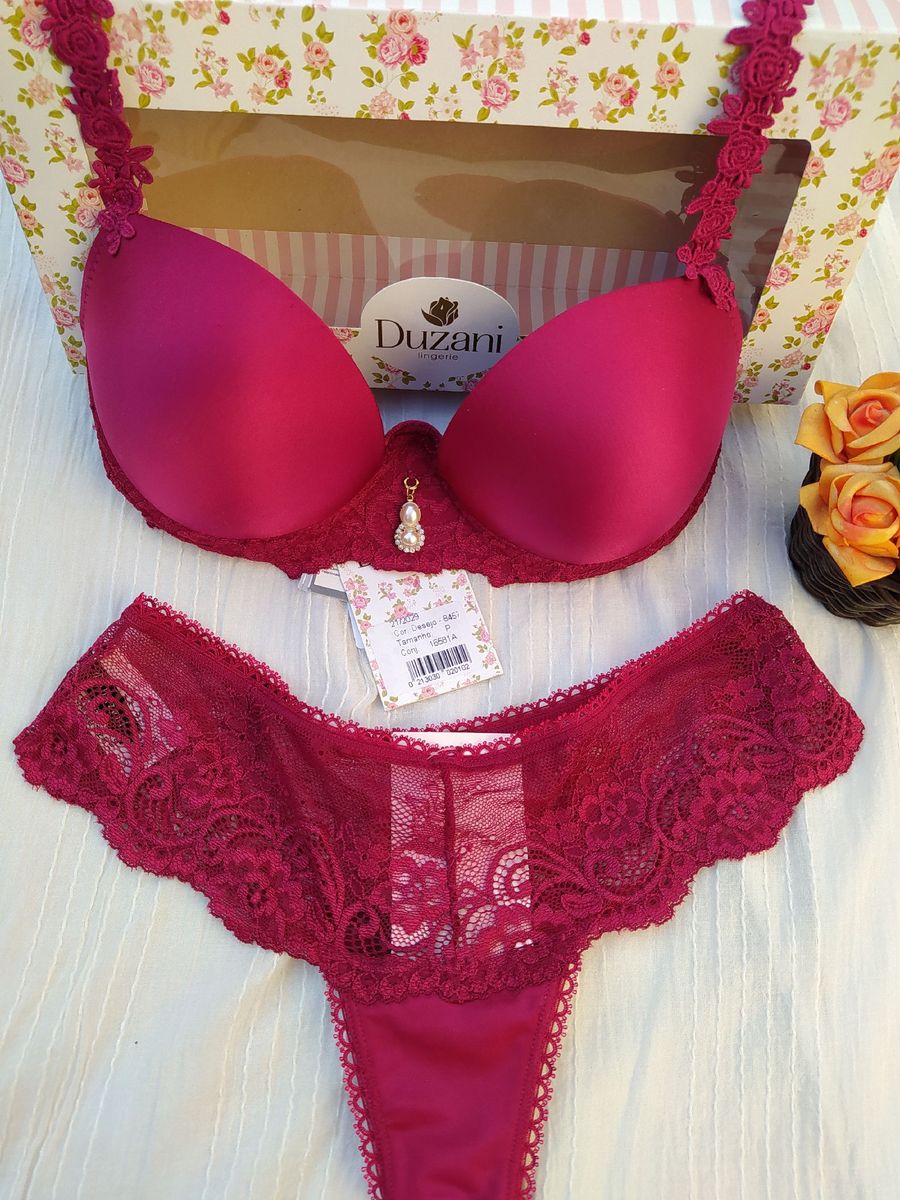 Conjunto Sexy Lingerie Feminina Duzani Nunca Usado 66110618 Enjoei