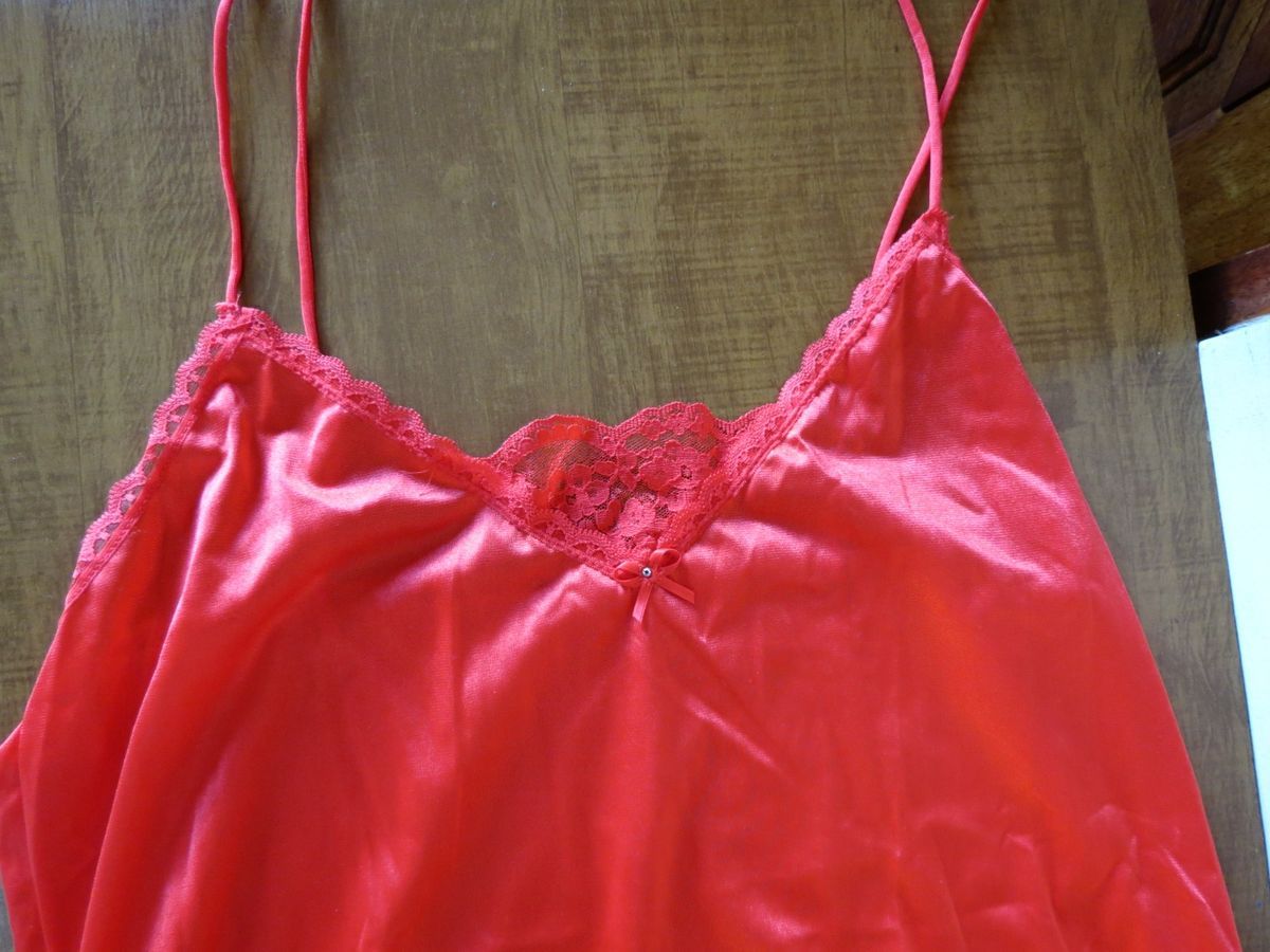 Conjunto Vermelho De Lingerie Marca Demillus Linha Amanda Lingerie