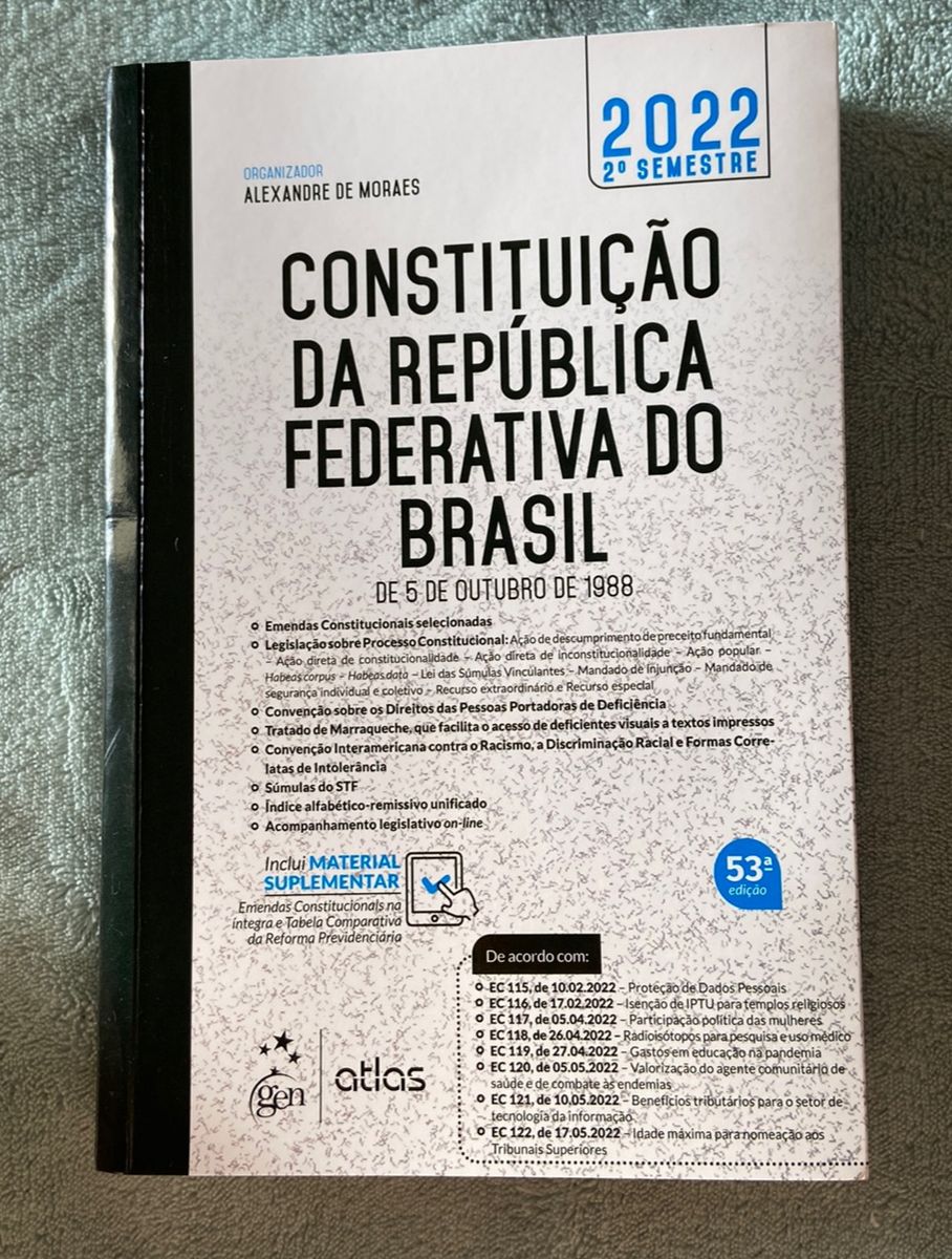 Constitui O Da Rep Blica Federativa Do Brasil Edi O