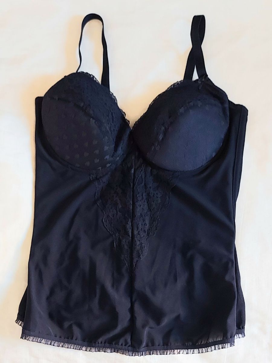 Corpete Demillus Preto 48 Lingerie Feminina Demillus Nunca Usado