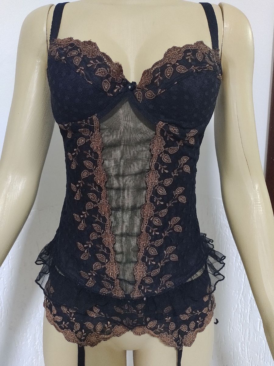 Corselet Demillus Lingerie Feminina Demillus Usado 53856769 Enjoei