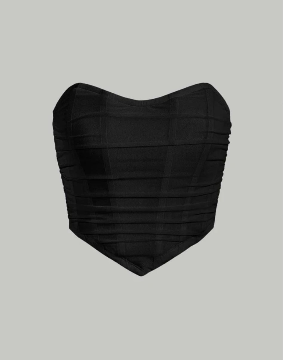 Corset Preto Shein Blusa Feminina Shein Nunca Usado Enjoei