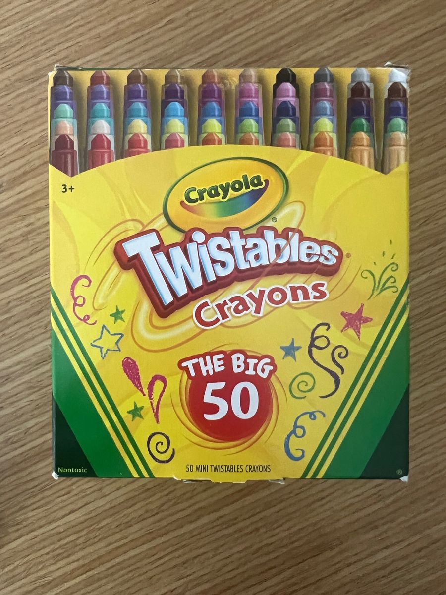 Crayola Crayon Lápis de Cor Ponta Grossa Retrátil Maravilhoso Super